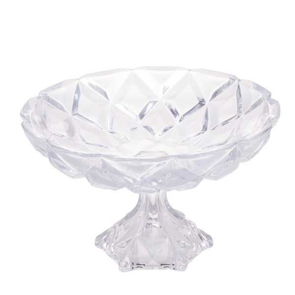 Centro de Mesa Lyor Deli Diamond, Cristal, 32,5x19,5 cm, Transparente - 4431