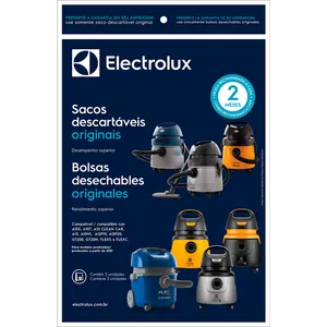 Kit Electrolux com 3 Sacos para Aspiradores, 6 Litros - CSE10