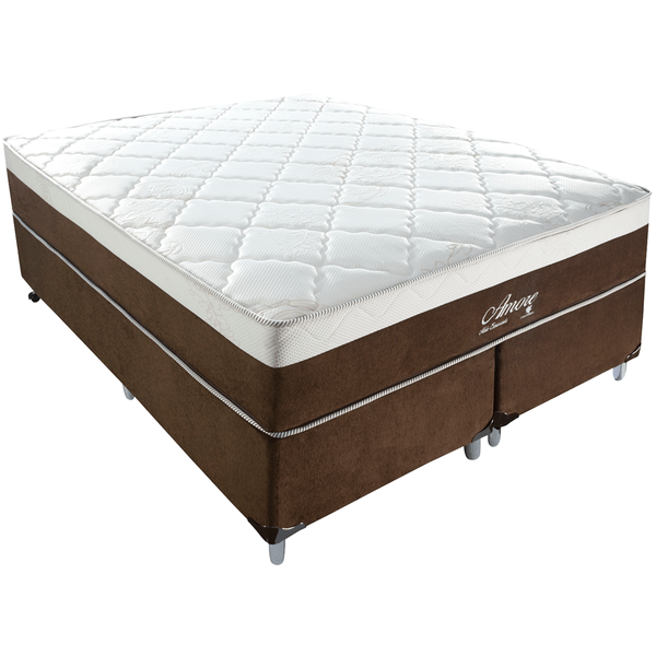 Cama Box Casal Queen, Molas Ensacadas, 158x198cm - Montreal Amore