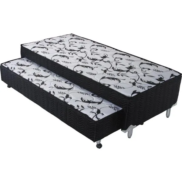 Cama Unibox Solteiro Ortopédico com Cama Auxiliar 88x188cm - Ultra-Flex Capri