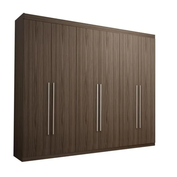 Guarda-roupa 6 Portas, 6 Gavetas - Bom Pastor Predileto Imbuia