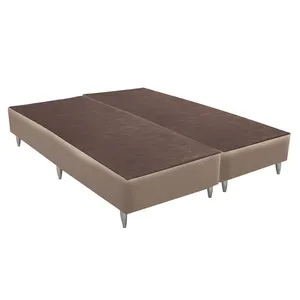 Base Cama Box Queen Casal Linho 158x198cm Ortobom Bege