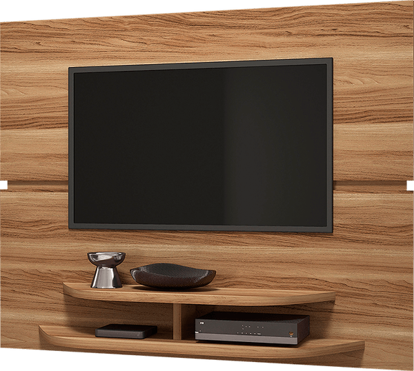 Painel para TV em MDP - Dj Móveis Sala Teka Tx