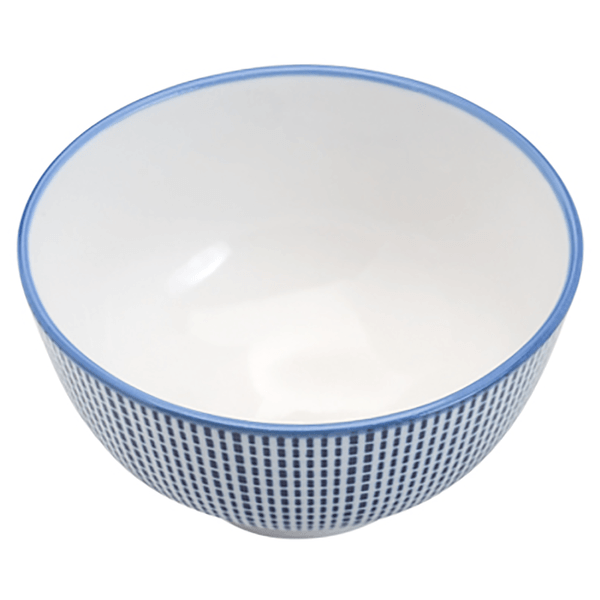 Bowl Atlantis Lyor, Porcelana, Azul e Branco, 12x6,5cm - 8480
