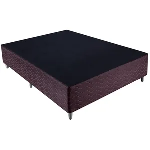 Box Casal, Madeira, Tecido Sintel, 138x188cm - Montreal Premium