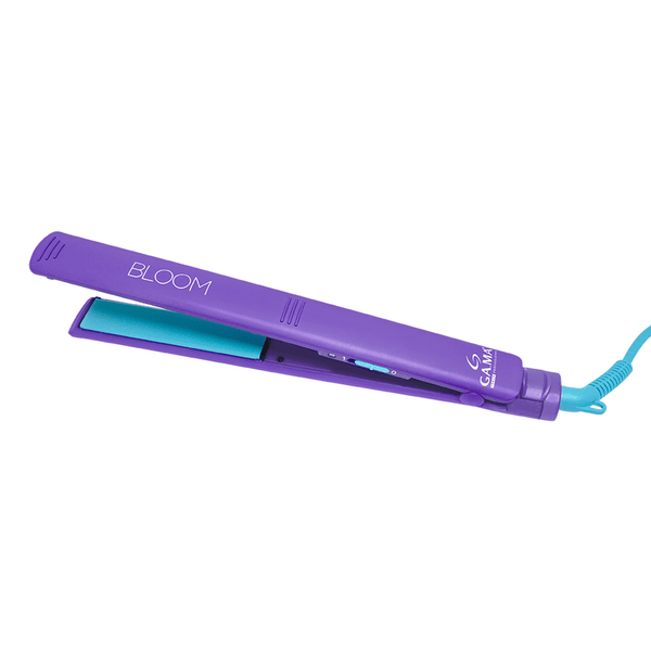 Prancha para Cabelos Bloom Ceramic Gama Italy , Ceramic Íon, Tourmaline Íon, Roxo/Azul - 1499 Bivolt
