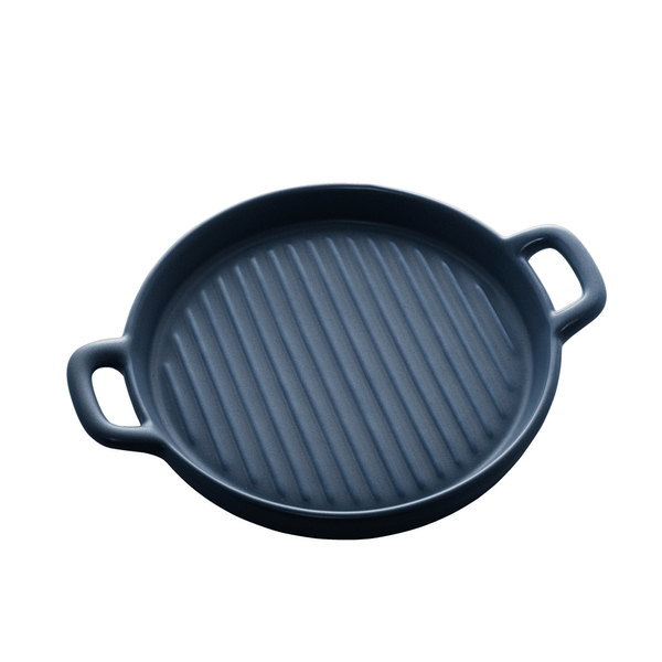 Mini Travessa Nórdica Bon Gourmet, 20cm, Porcelana, Azul Escuro - 28615