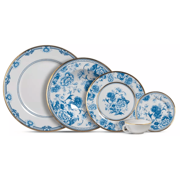 Aparelho de Jantar Chinese Blue Alleanza, 20 Peças, Cerâmica Faiança, Azul - 1129-001