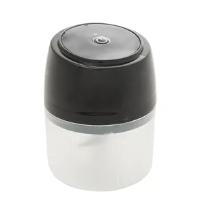 Mini Processador de Alimentos Elétrico Lyor com Entrada USB Plástico Preto