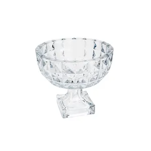Centro de Mesa Wolff, Com Pé, Cristal, 24X21,5cm - 26647