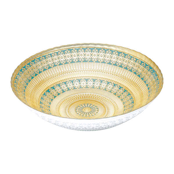 Centro de Mesa Ancara da Lyor, Vidro, 9 x 32,5 cm, Verde - 3791