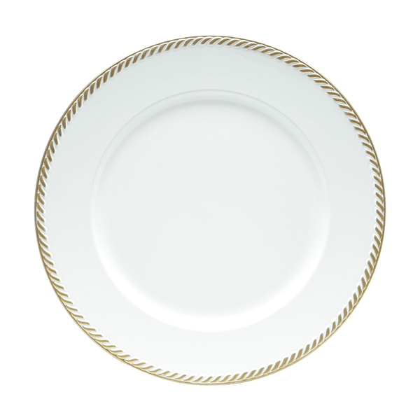 Sousplat Lyor Bordado, Plástico, 33cm, Branco - 7729
