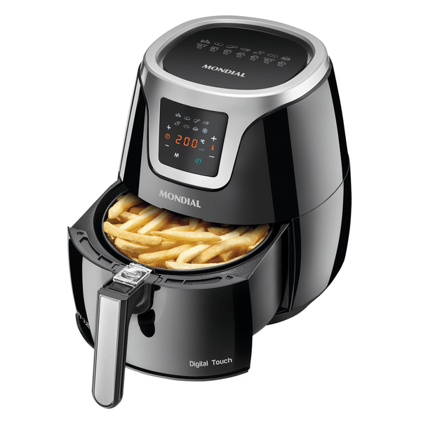 Fritadeira Air Fryer Family Digital Touch Mondial, 3.2 Litros, Frita Sem Óleo, Preto - AF19 220V
