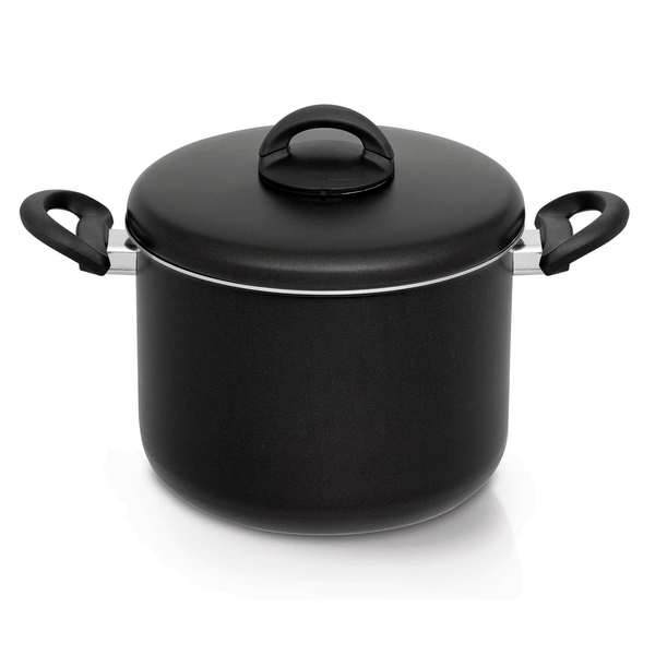 Caldeirão Criativa 20cm Preto 4,6L Antiaderente Alças e Pomel Baquelite Preto