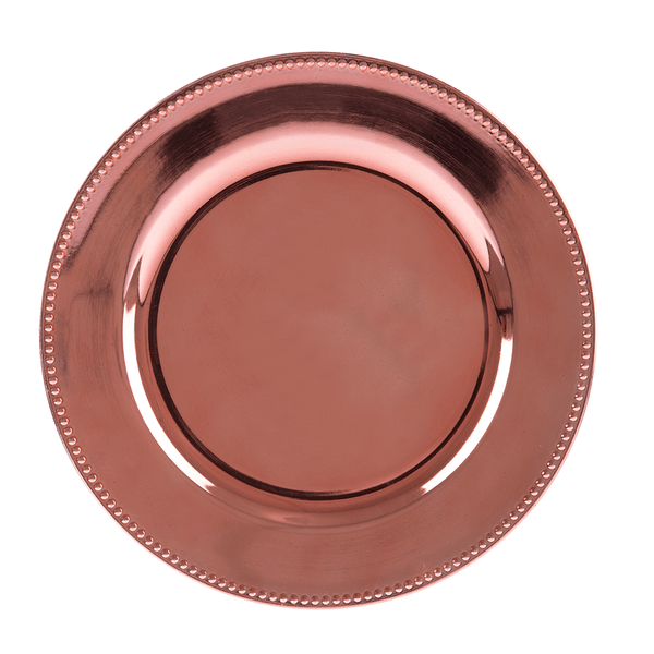 Sousplat Royal, Plástico, Rose, 33 cm - 61025