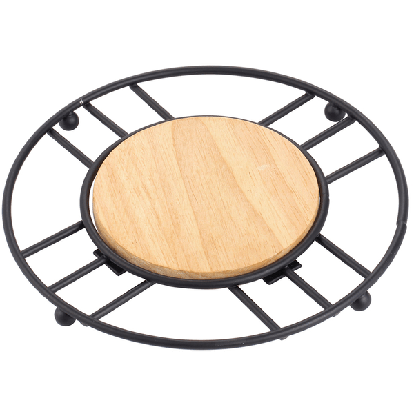 Descanso para Panela Buffet L'Hermitage, 18cm, Metal/Madeira - 26765