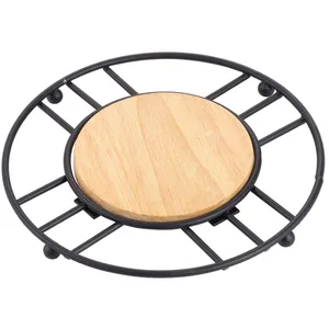 Descanso para Panela Buffet L'Hermitage, 18cm, Metal/Madeira - 26765
