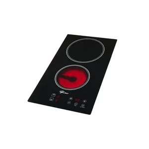 Cooktop Fischer 2 Queimadores Vitrocerâmico 3000W Preto 30004 -73474 220V