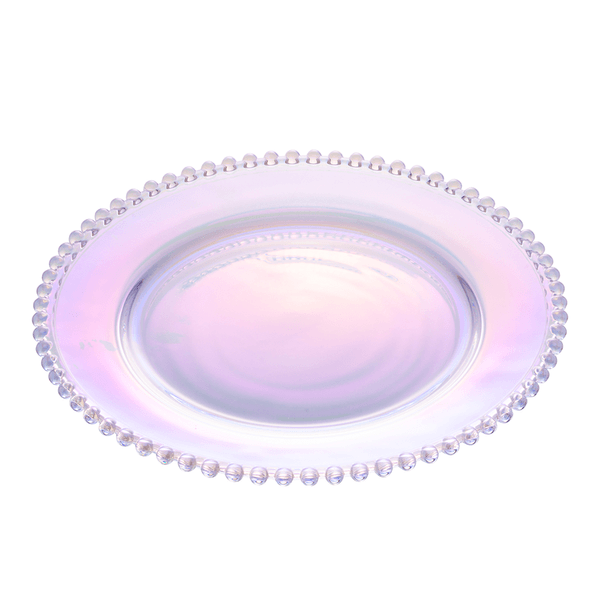 Prato Raso Pearl Rainbow Wolff, Cristal, 28cm, Furta-cor - 27669