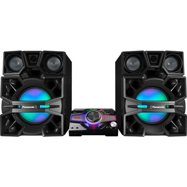 Mini System Panasonic 3300W, Bluetooth®, USB, 4GB de Memória - SCMAX9000LB Bivolt