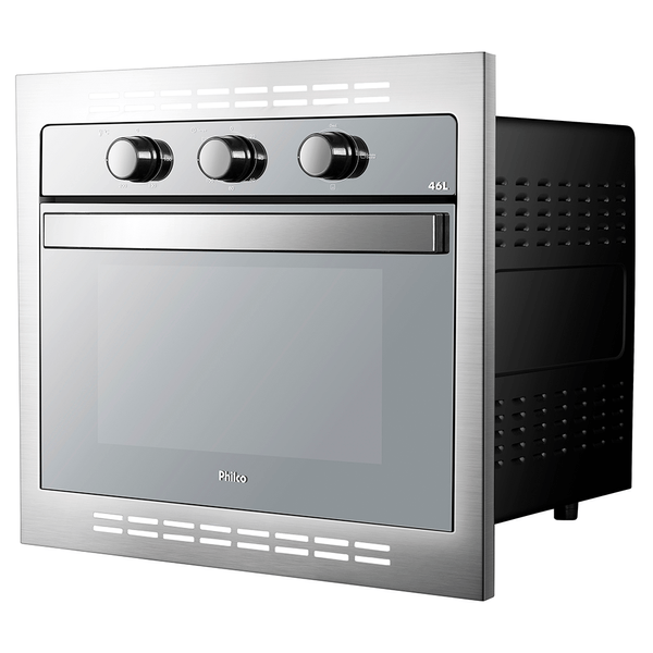 Forno Elétrico de Embutir Philco 46 Litros Aço Preto 110V