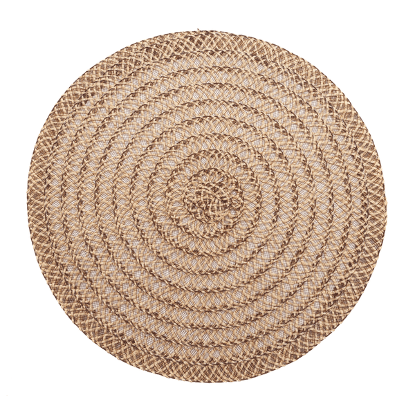 Lugar Americano Flowered Royal, Poliéster, 40,5 x 0,1, Marrom - 25773