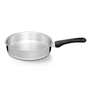 Frigideira Criativa Nigro 1,7L 20cm Alumínio Polido Cabo Braquelite