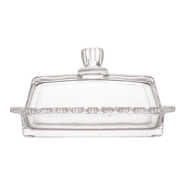Manteigueira Daisy Wolff, Cristal, 18x11cm - 28799