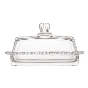 Manteigueira Daisy Wolff, Cristal, 18x11cm - 28799