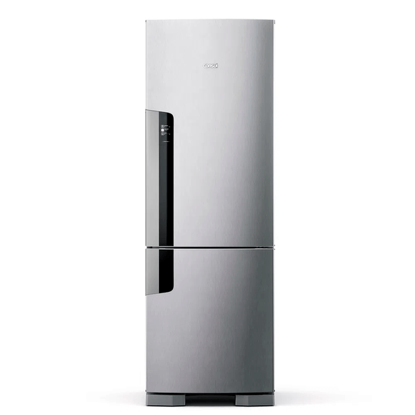 Geladeira Consul Frost Free Duplex 397L Evox CRE44BK 110V