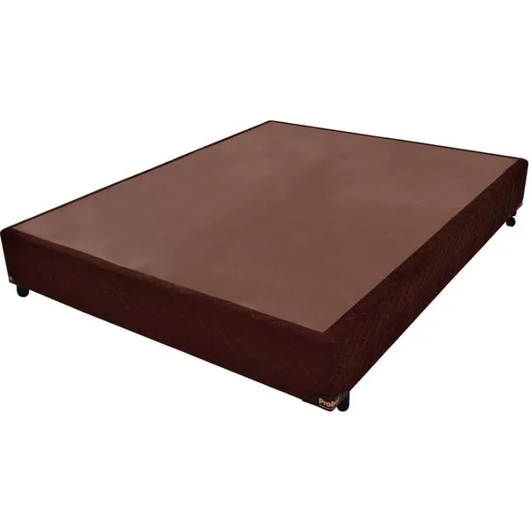 Box Casal com Tecido Sued 138x188cm - Probel Sued Madeira