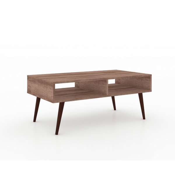 Mesa de Centro, 2 Nichos, MDP - Móvel Bento RT3064 Rústico