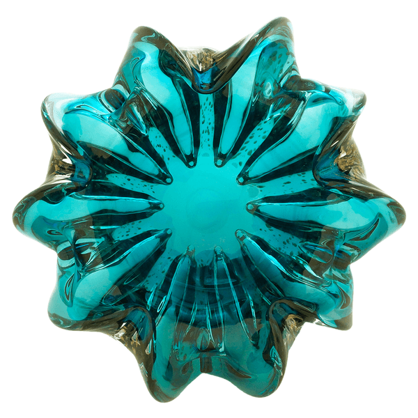 Centro de Mesa Lyor Italy, Vidro, 24x11cm, Azul Marino/Rosé - 4470