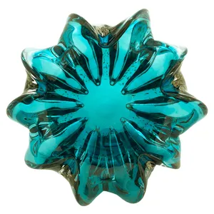 Centro de Mesa Lyor Italy, Vidro, 24x11cm, Azul Marino/Rosé - 4470