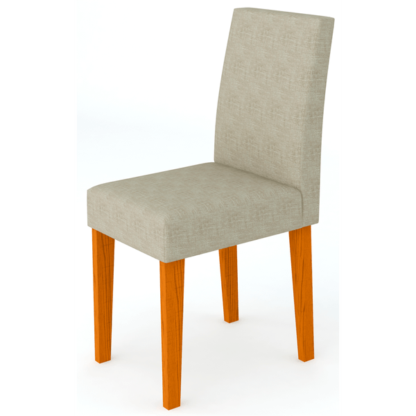 Conjunto com 2 Cadeiras em MDF, Espuma D18 - Giovana Ypê TL13