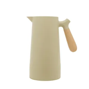 Garrafa Térmica Bon Gourmet Nordica, Cabo em Madeira, 1 Litro, Menta - 28858
