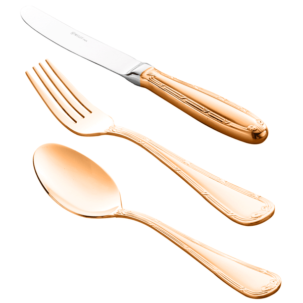 Faqueiro Wolff Croise 101 Peças, Aço Inox, Rosé - 71358