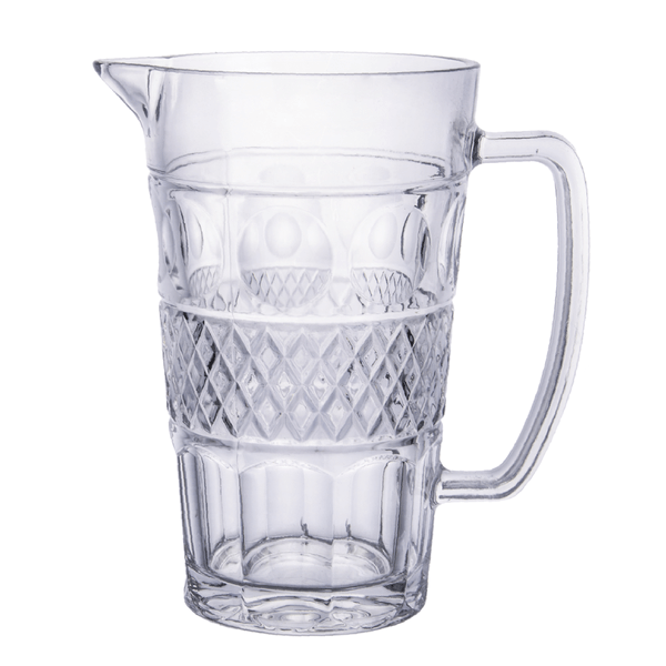 Jarra de Vidro Geometric Bon Gourmet, 1L, Transparente - 28118