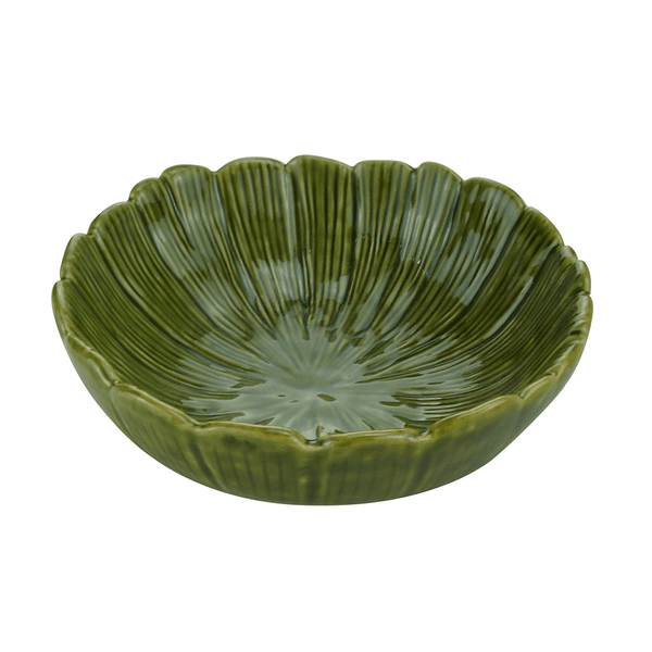 Centro de Mesa Banana Leaf Lyor, Cerâmica, Verde - 4475