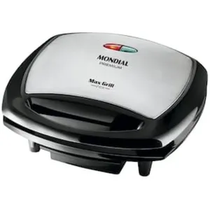 Grill Mondial Premium Max Grill G-07 com Espátula e Bandeja Coletora - Preto/Inox Preto,Inox / 110