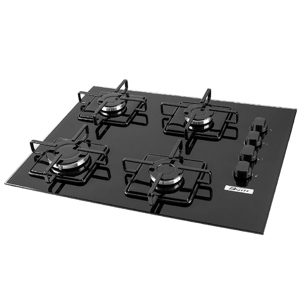 Cooktop BLT Built, Vidro Temperado, 4 Bocas, Preto - BLT4QPR Bivolt