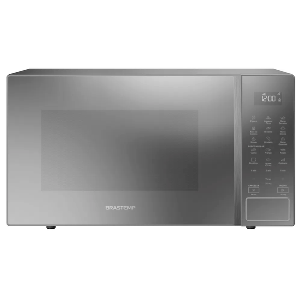 Micro-ondas Brastemp 32 Litros, 10 Níveis de Potência, 900W, Alta Capacidade, Cinza - BMS46AR 220V