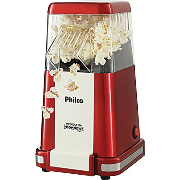 Pipoqueira Elétrica Philco PopNew Retrô PPI02 Vermelha 220V