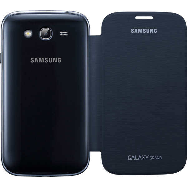 Capa Protetora Flip Cover Galaxy Gran Duos Azul Marinho
