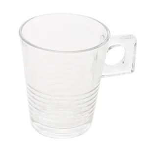 Conjunto de Xícaras para Chá Lima, 3 Peças, 200ml, Vidro, Transparente - 45019