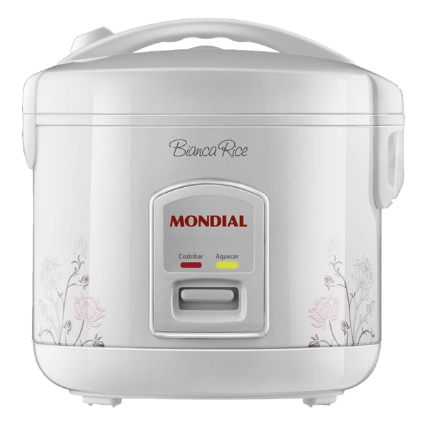 Panela Elétrica de Arroz Mondial Bianca Rice 4, 400W, 4 Xícaras, 1 L - NPE-05 220V