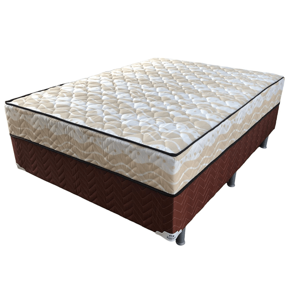 Conjunto Unibox Casal EuroPlus Pés em PVC Rígido 138x188