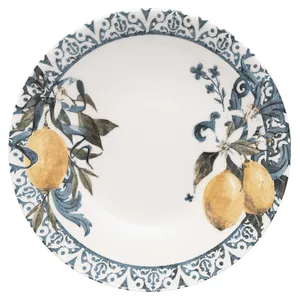 Conjunto de Pratos Fundos Oxford, 06 Peças, Siciliano - AM98-5609