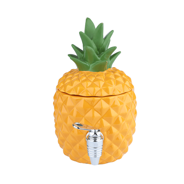 Dispenser para Bebida Pineapple Urban, Cerâmica, Amarelo - 40095