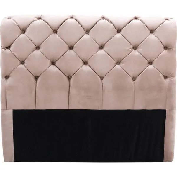 Cabeceira Casal 140cm em Tecido Suede - Montreal Gávea Bege